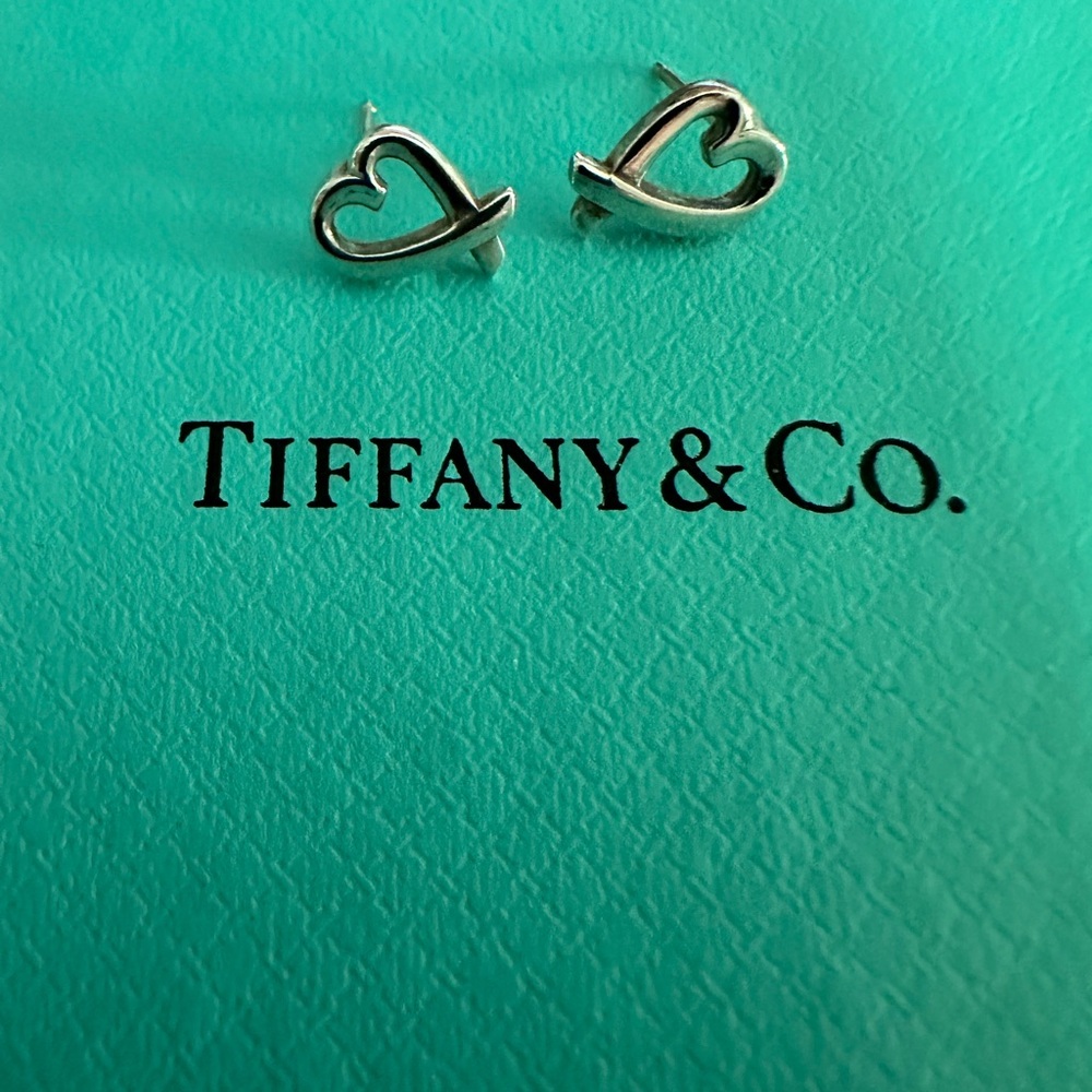 Tiffany & Co. Paloma Picasso heart earrings.